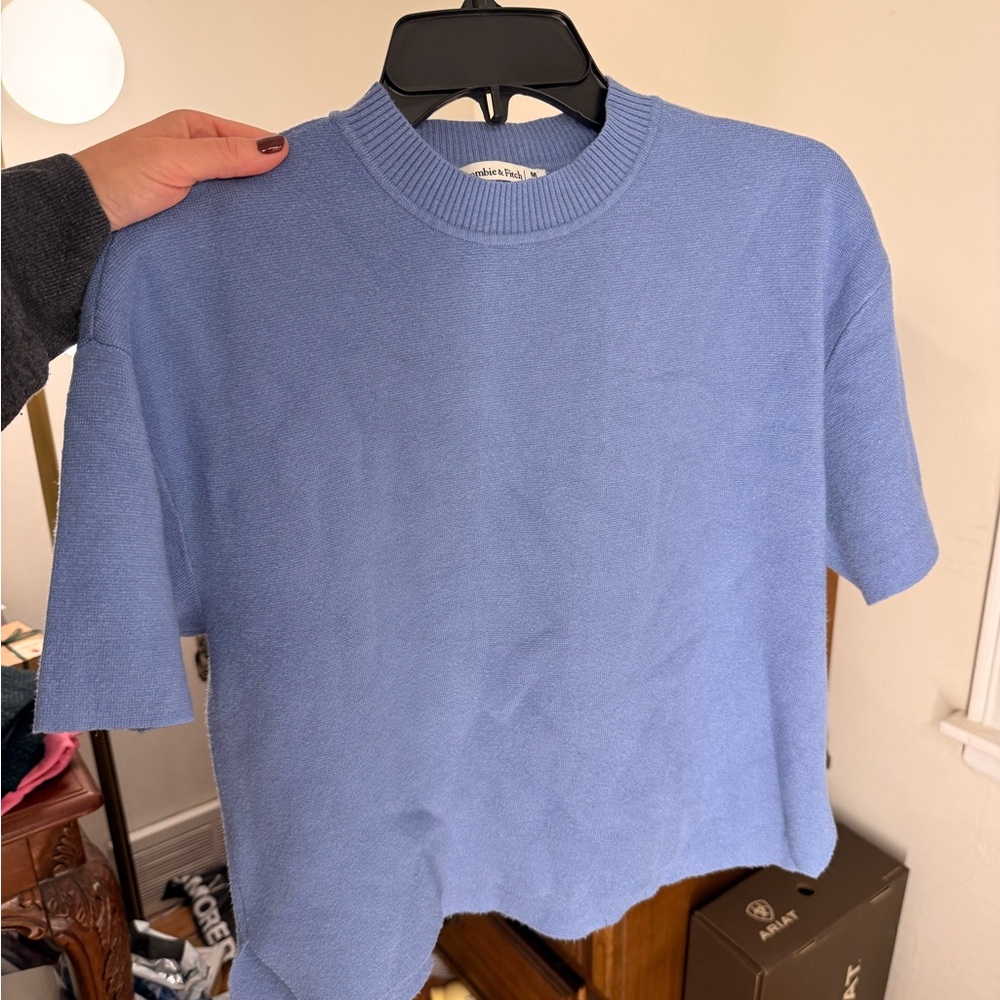 Abercrombie & Fitch Blue Sweater